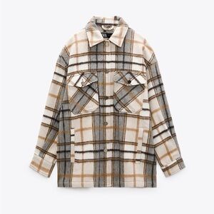 ZARA Plaid Jacket